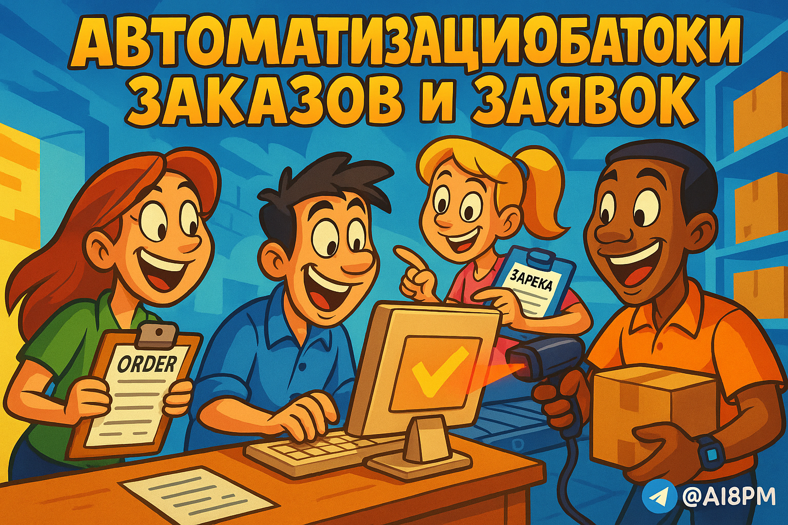 Хотите упростить обработку заказов? Узнайте, как автоматизация и AI трансформируют ваши бизнес-процессы!