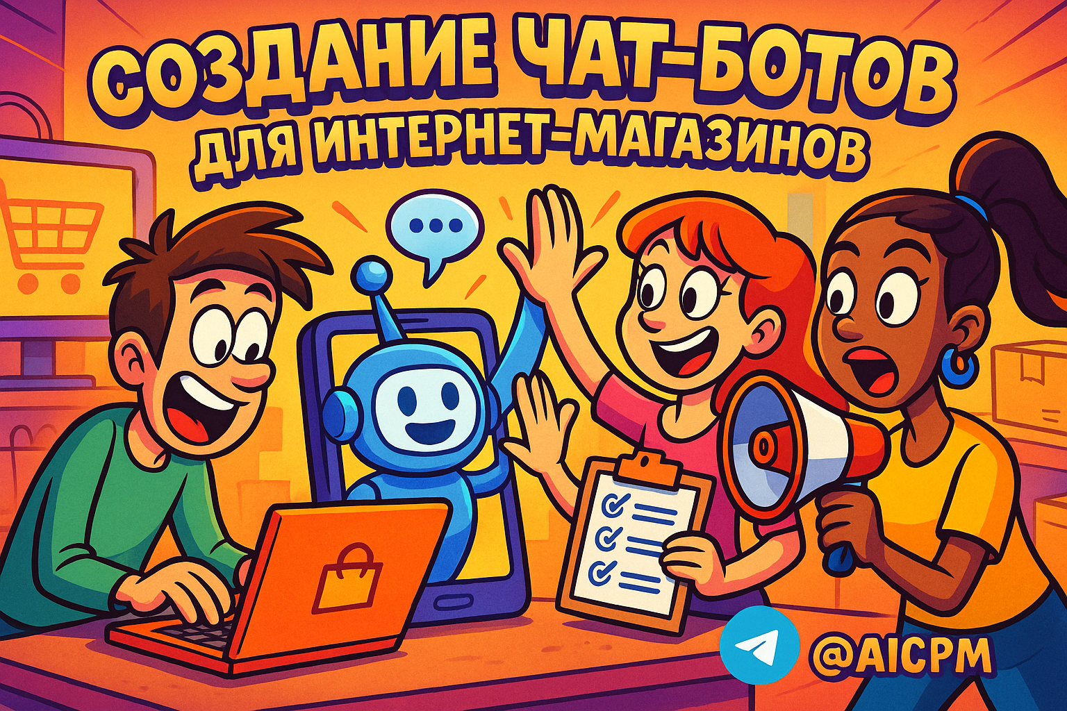 Как чат-боты могут изменить ваш интернет-магазин? Узнайте, как автоматизация и AI-решения улучшат покупательский опыт!
