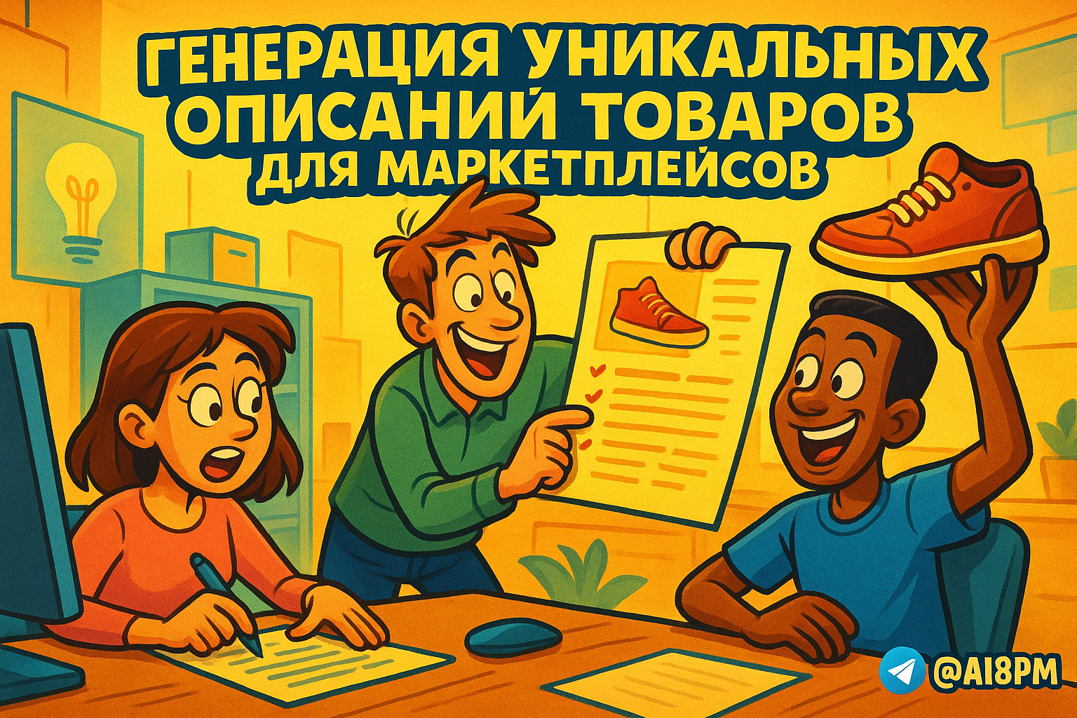 Хотите выделиться на маркетплейсе? Узнайте о генерации описаний AI и автоматизации для создания уникального контента в e-commerce!